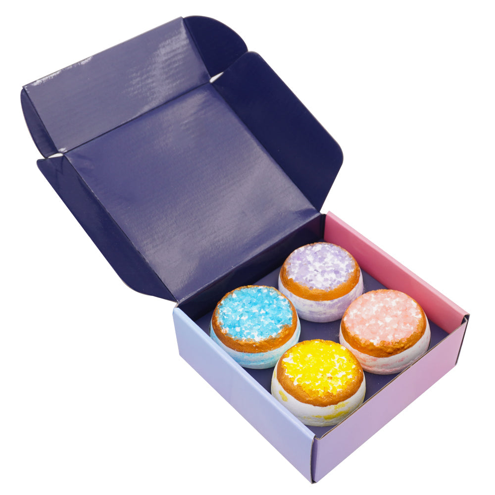 PRIMEBEAUTY Crystal Quartz Bath Bomb Set