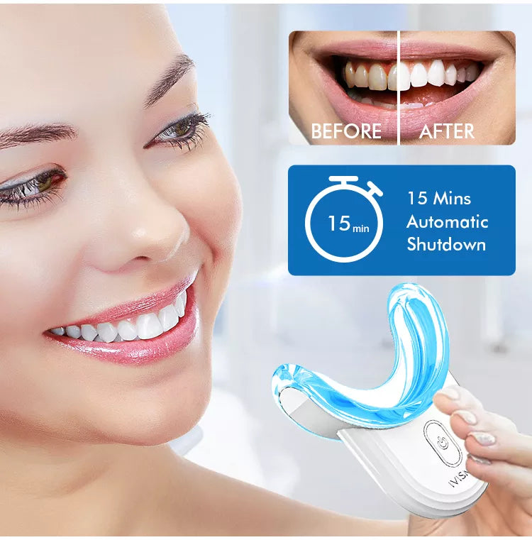 IVISMILE Teeth Whitening U-Shape LED Mouthpiece 5.0