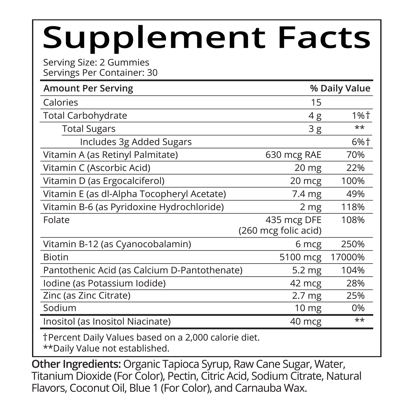 BEAUTY GAZED Hair Vitamins