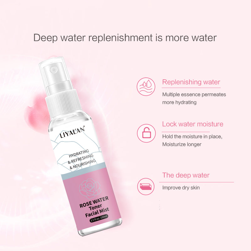 LIYALAN Rose Water Toner Mist