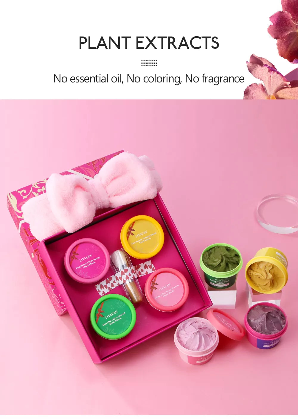 LIYALAN Clay Mask Set
