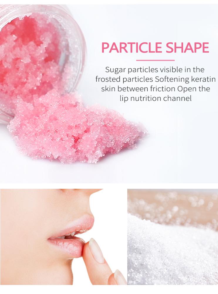LIYALAN Pink Sugar Lip Scrub