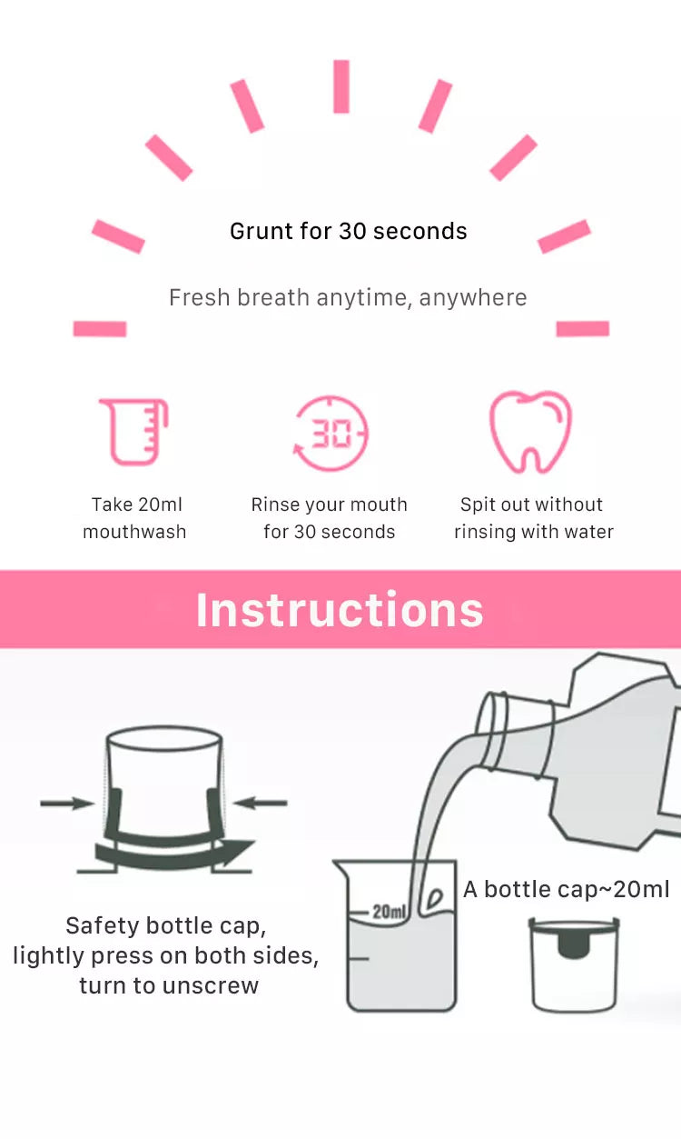 IVISMILE Fresh Anti Bacterial Mouthwash