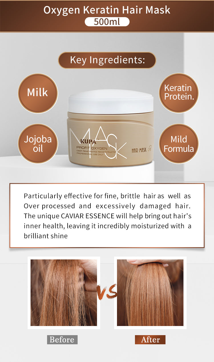KUPA Oyxgen Keratin Hair Mask 500ml