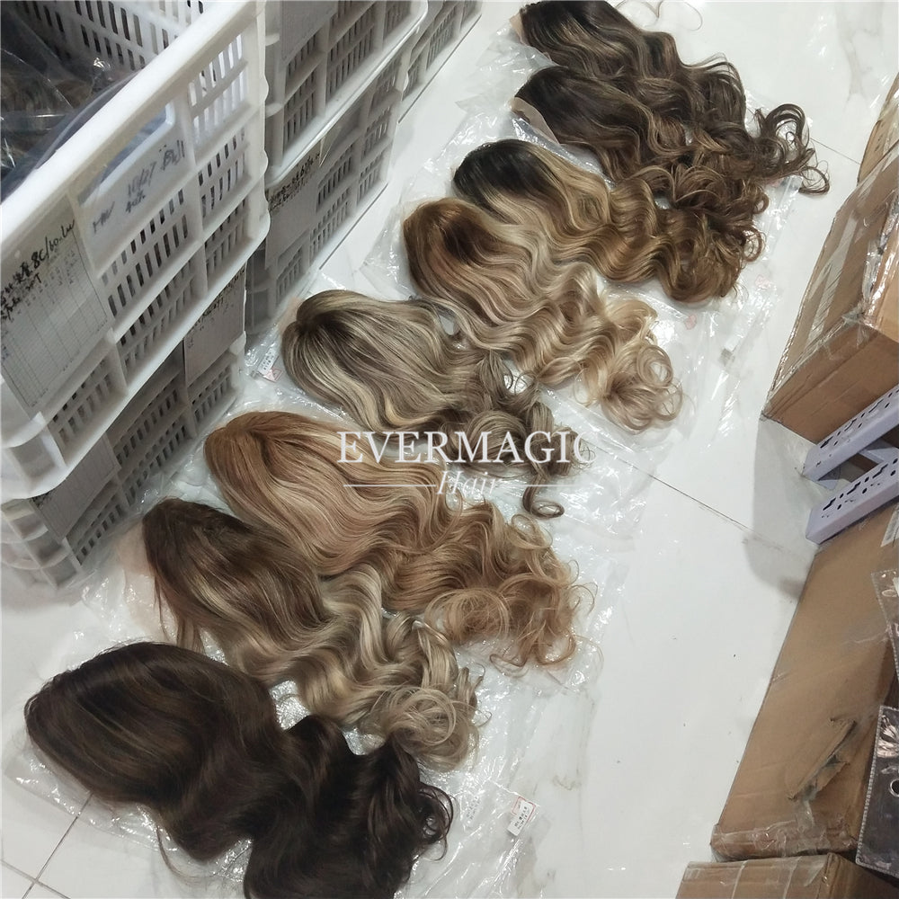 EVERMAGIC Human Hair Wigs