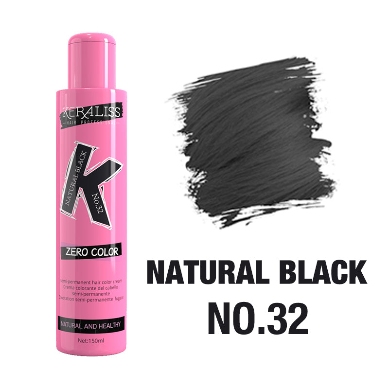 CRAZY COLOR Semi Permanent Natural Black #032