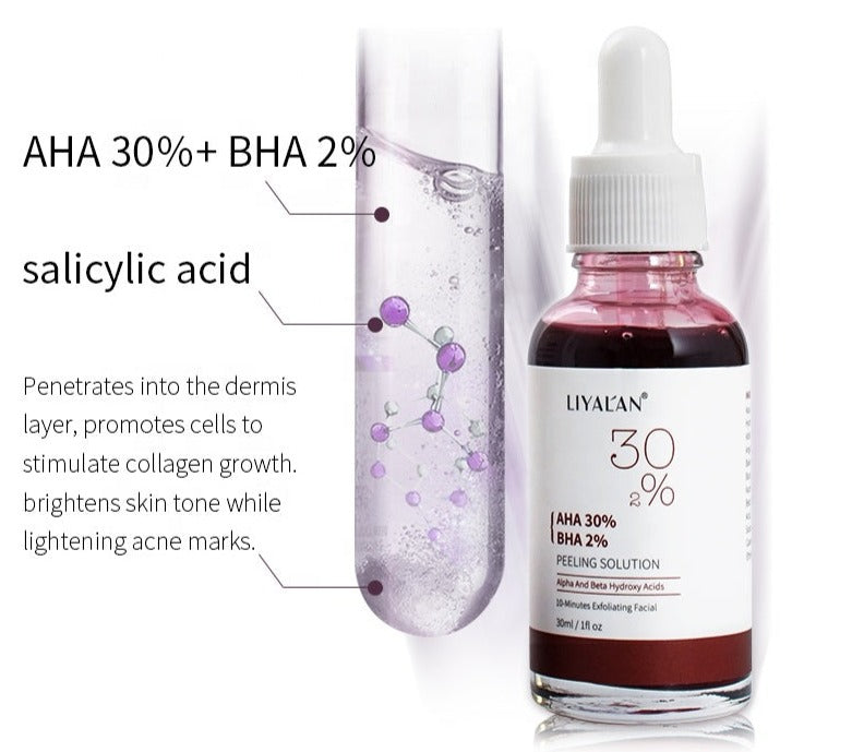 LIYALAN AHA 30% + BHA 3% Peeling Solution