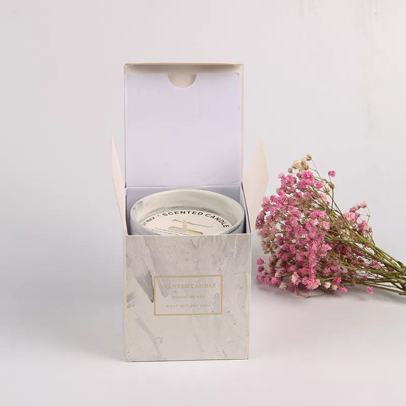 PRIMEBEAUTY Marble Decor Candles