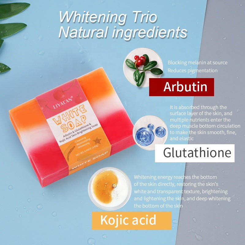 LIYALAN Light and Glow kojic acid soap
