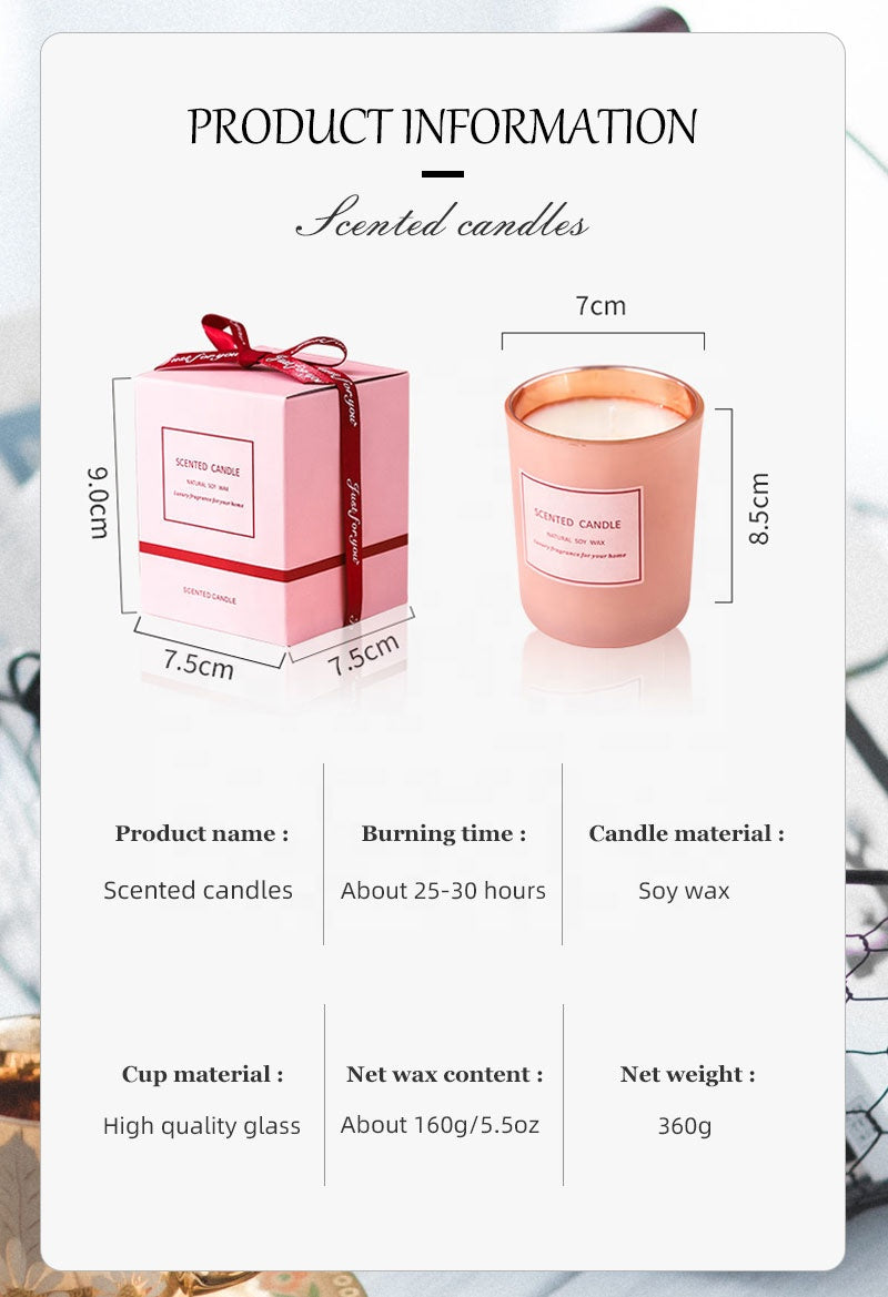 PRIMEBEAUTY Soy Scented Candle Gift Box