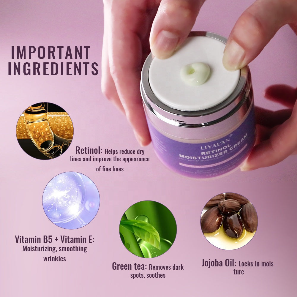 LIYALAN Retinol Moisturiser Cream
