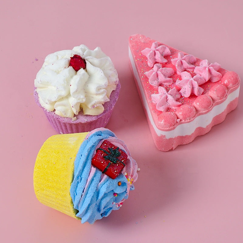 LIYALAN Bubbling Cake Bath Bomb
