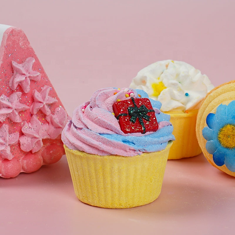 LIYALAN Bubbling Cake Bath Bomb