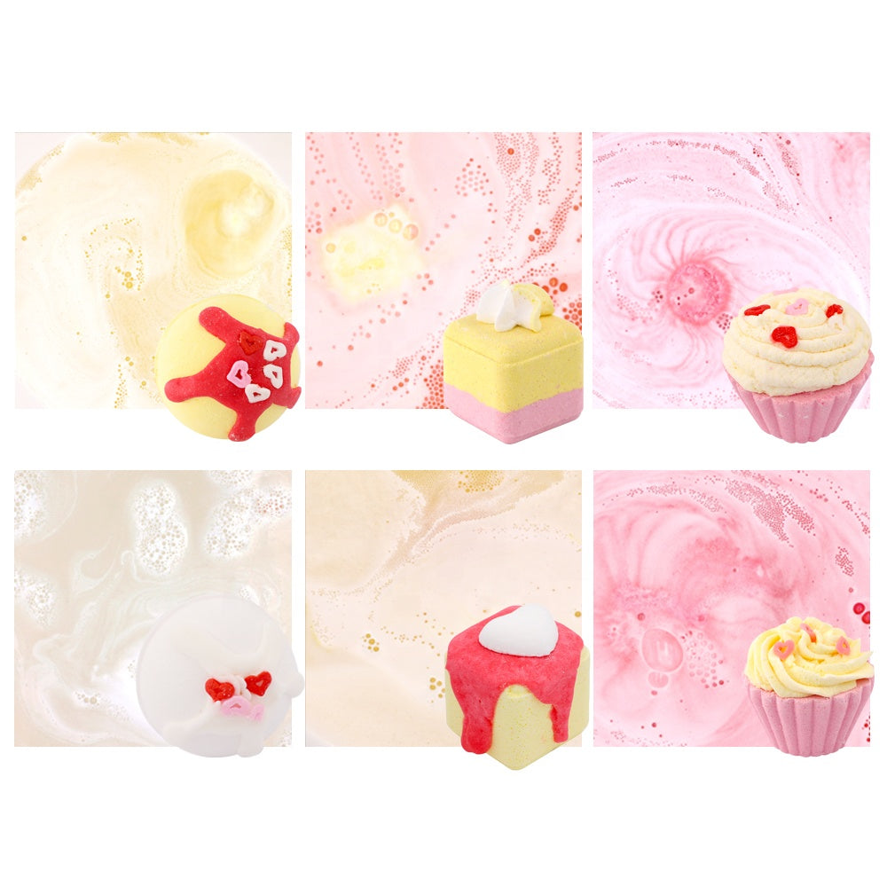 PRIMEBEAUTY Bath Bomb Cupcake Gift Set Sweets For My Sweets