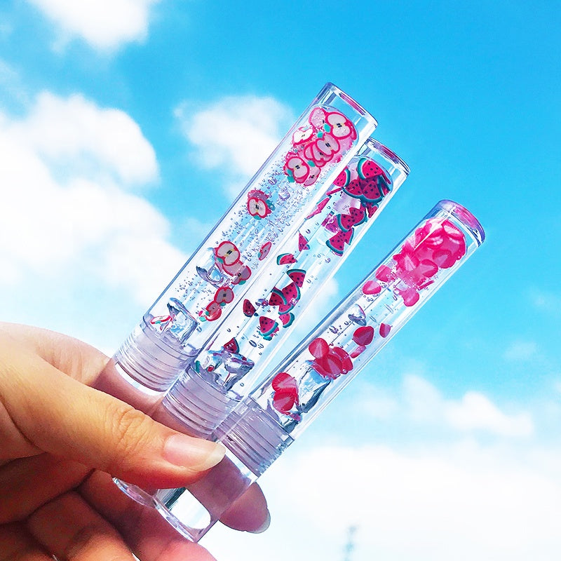 LIYALAN Fruit Clear Lip Gloss 8 Pack