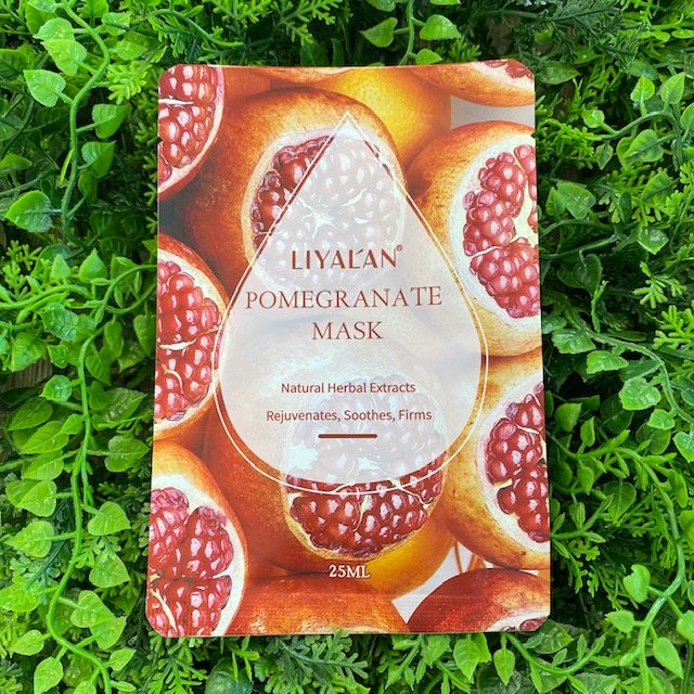LIYALAN Pomegranate Facial Mask (Rejuvenates/Soothes/Firms