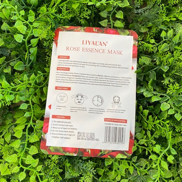 LIYALAN Rose Essence Facial Mask (Toning/Revitalising)