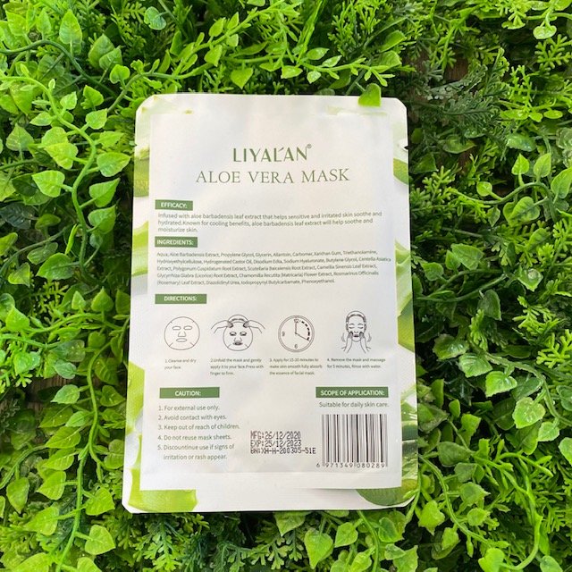 LIYALAN Aloe Vera Facial Mask (Oil-Control/Repair)