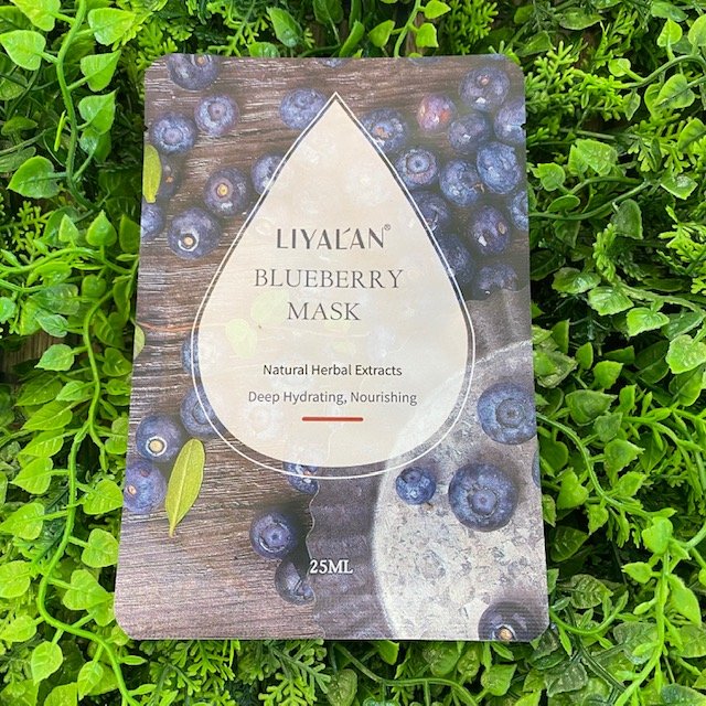 LIYALAN Blueberry Essence Facial Mask (Deep Hydrating/Nourishing)