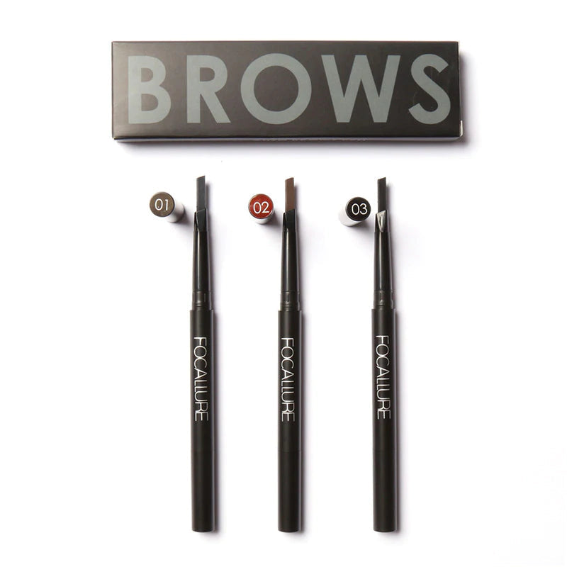 FOCALLURE Double Take Auto Brow Pen #03 Black