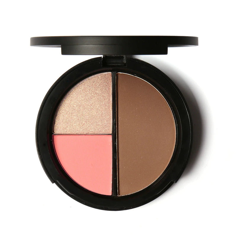 FOCALLURE Face® Blush, Highlight & Contour Trio Palettes #03