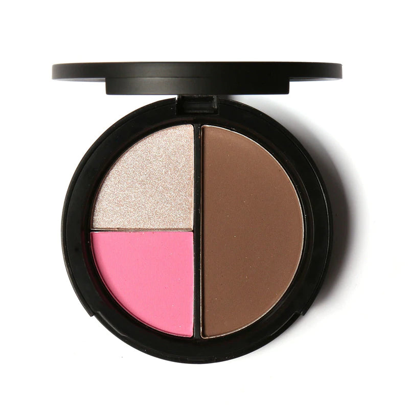 FOCALLURE Face® Blush, Highlight & Contour Trio Palettes