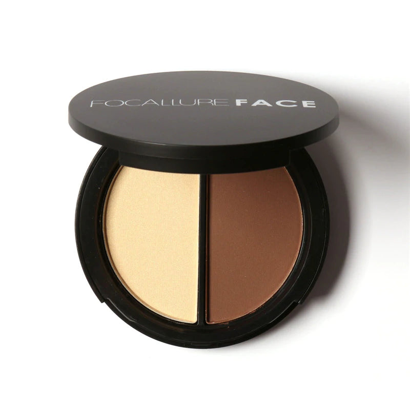 FOCALLURE Face® Contour and Highlighter Duo #01 Golden