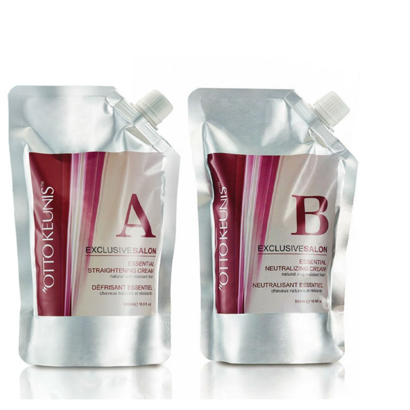 EXCLUSIVE SALON Essential Straightening Cream (Natural and Resistant)