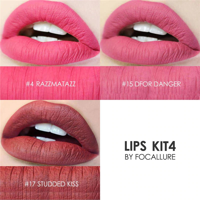 FOCALLURE Lip Crayon Kit (4 Options)