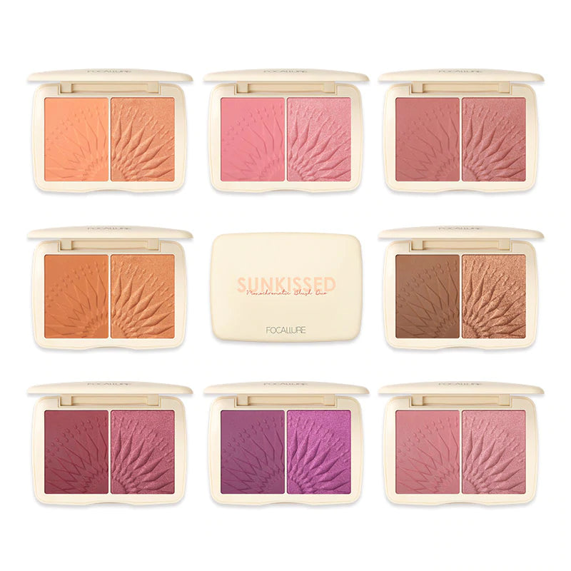 FOCALLURE Sunkissed® Monochromatic Blush Duos