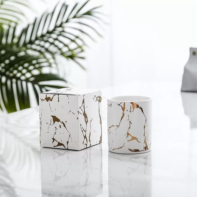 PRIMEBEAUTY Exquisite Marble Candle