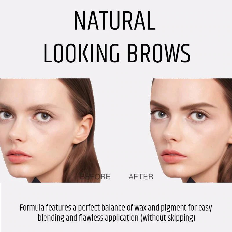 FOCALLURE Artist Sketch Triangular Tip Auto Brow Pen #1 Soft Brown