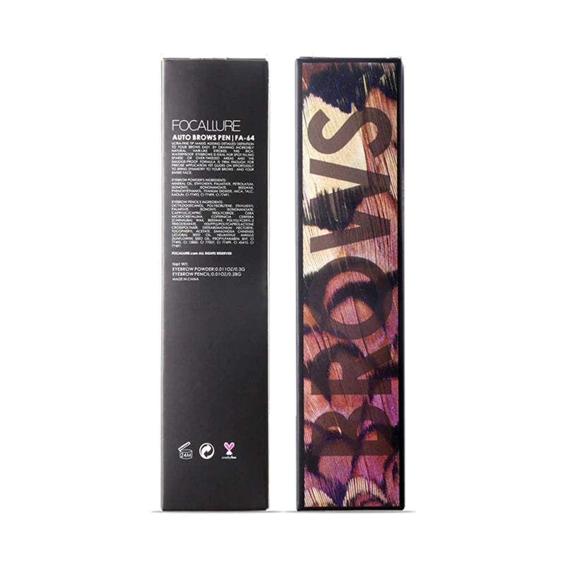 FOCALLURE Triple Action Auto Brow Pen #02 Rufous