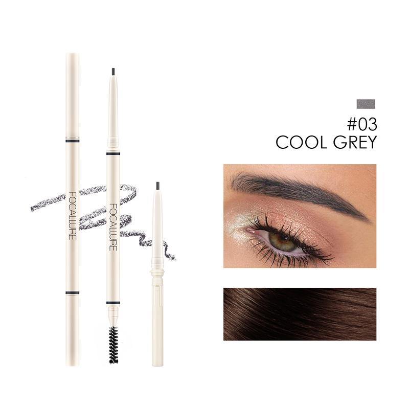 FOCALLURE Artist Superfine Round Tip Auto Brow Pen #2 Deep Brown