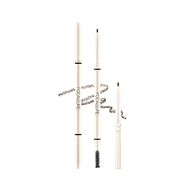 FOCALLURE Artist Superfine Round Tip Auto Brow Pen #1 Soft Brown