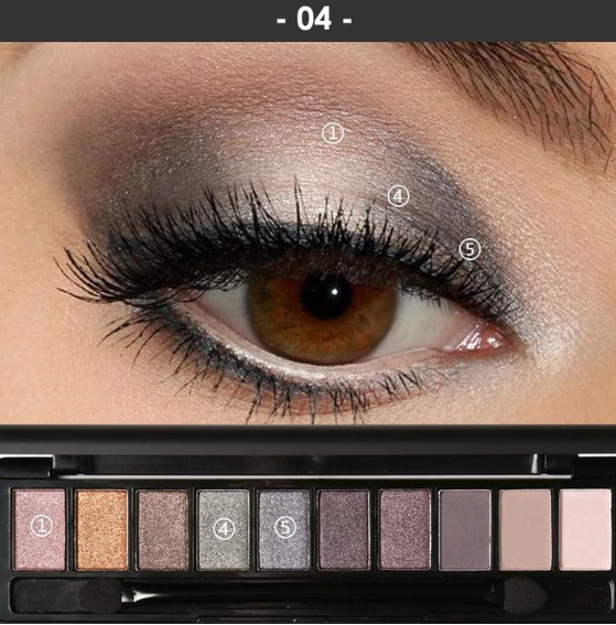 FOCALLURE 10 Pan Eyeshadow Palette