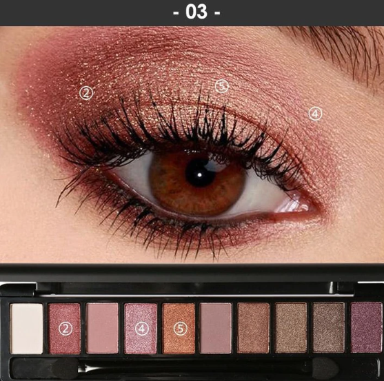 FOCALLURE 10 Pan Eyeshadow Palette