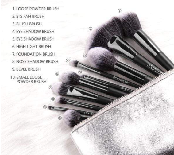 FOCALLURE 10 Piece Brush Set