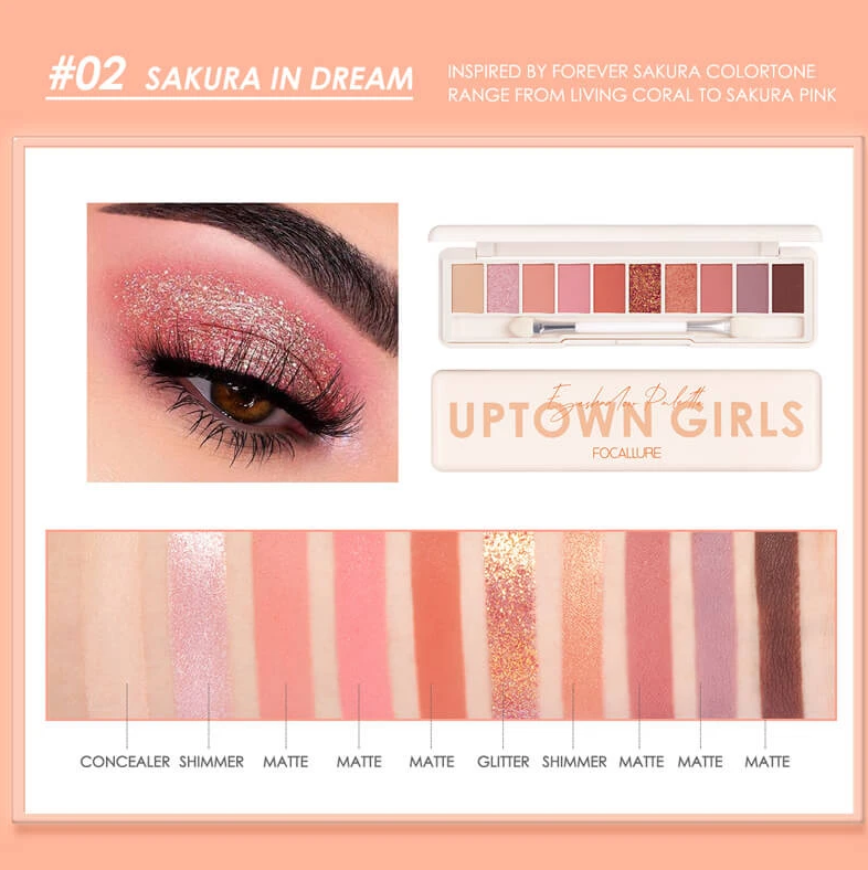 FOCALLURE Uptown Girls Eyeshadow Palette
