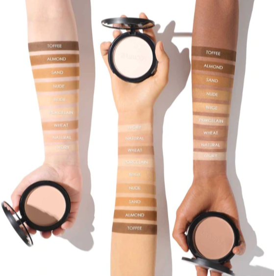 FOCALLURE Face® Compact Pressed Powder #3 WHEAT