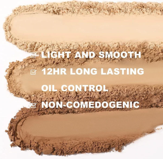 FOCALLURE Face® Compact Pressed Powder #8 ALMOND