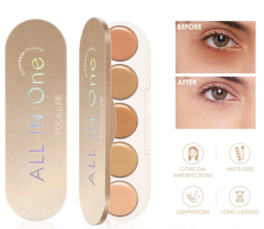 FOCALLURE 5 in 1 Concealer Palette