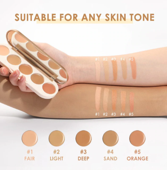FOCALLURE 5 in 1 Concealer Palette