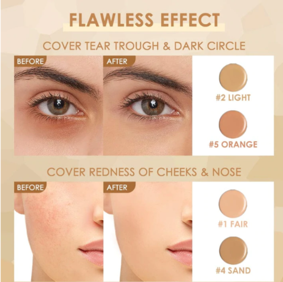 FOCALLURE 5 in 1 Concealer Palette
