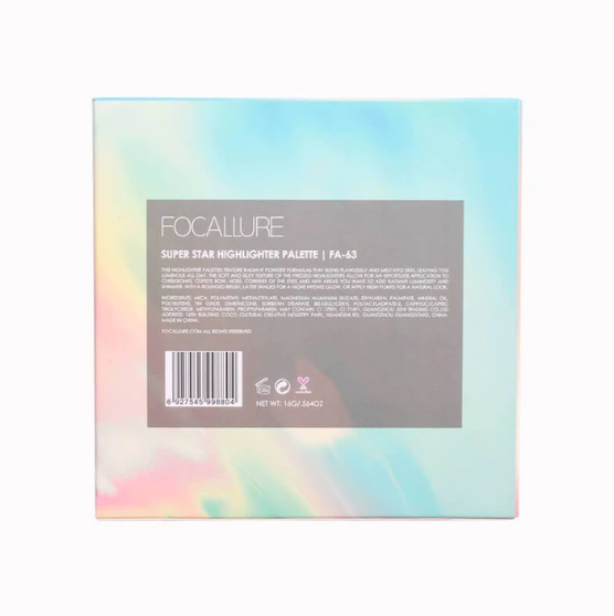 FOCALLURE Superstar® Highlighter Palette