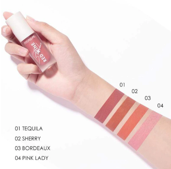 FOCALLURE Red Wine® Liquid Blushes #B03 BORDEAUX
