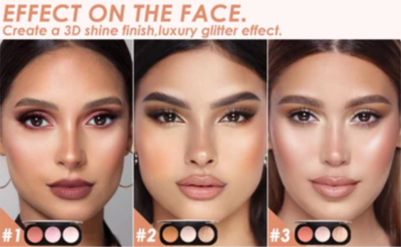 FOCALLURE Face Trio Palette #03