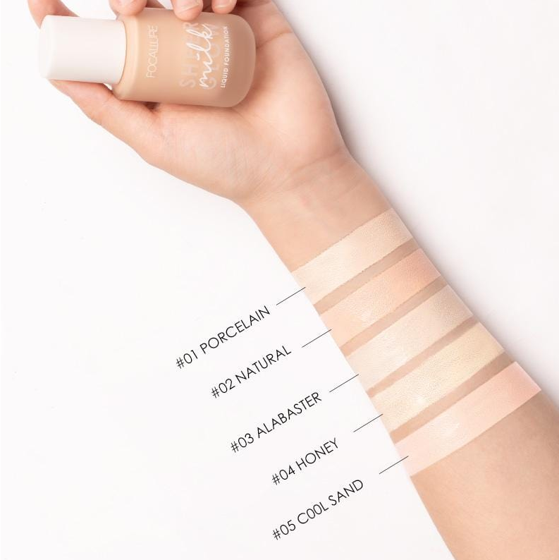 FOCALLURE Sheer Glow Milk Liquid Foundation