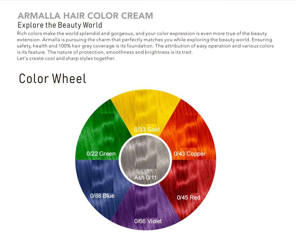 ARMALLA Hair Colour