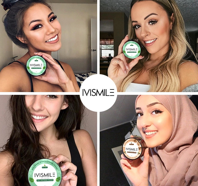IVISMILE Teeth Whitening Charcoal Powder